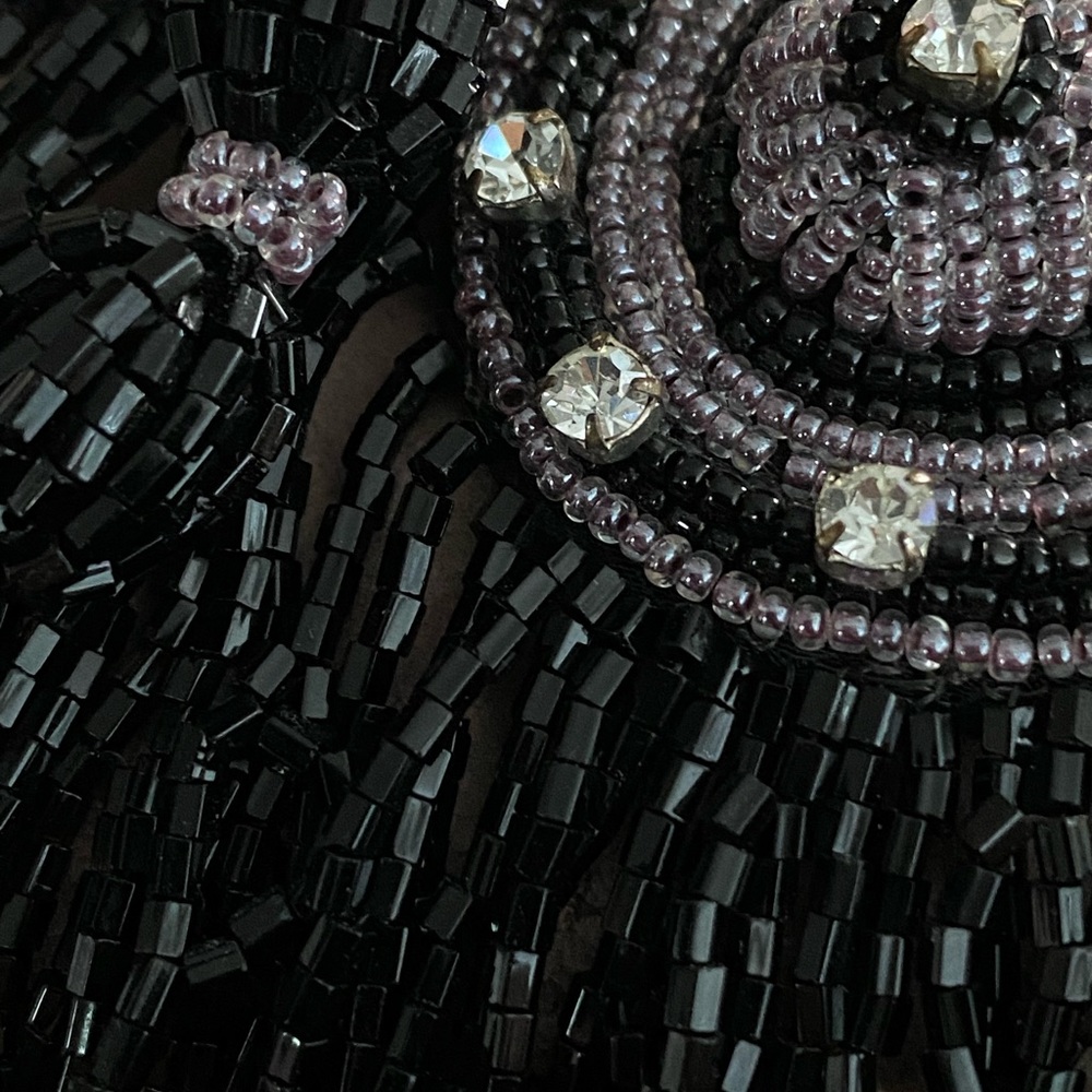 Handcrafted In Morocco Statement Beaded Necklace - image 7